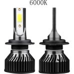 Xiyu Shop H8 H9 H11 Stili 6000K Beyaz Lslight H13 LED Far Ampülleri Hılo Hk Araba Farları H1 H3 H7 H Otomatik Sis Lambası Mını Lamba (Yurt Dışından) - araba ampulü