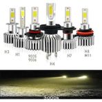 Xiyu Shop H9 Stili 2 Taraf 3000K 2 Adet H1 H3 H4 H7 H8 H11 Hb Hb LED Araba Farları Mw Lm Araba Sis Ampulleri Otomobiller Oto Lambası (Yurt Dışından) - araba ampulü - Beyaz