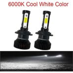 Xiyu Shop H9 Stili 4yan 6000K 2 Adet LED Mini Araba Far Lm H1 H3 H7 H8 H9 H Hb Hb H4 Hilk 6000K 8000K Otomatik Kafa Lambası Ampul (Yurt Dışından) - araba ampulü - Beyaz