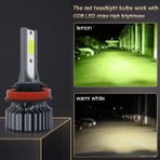 Xiyu Shop H9 Stili Limon Işığı 2 Adet H7 H3 H11 H1 LED Ampul H4 H8 Hb Hb Araba Far Ampülleri 150W Lm 3000K Araba Işıkları Otomobiller 12V Lamk (Yurt Dışından) - araba ampulü - Beyaz