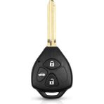 Xiyu Shop Kahverengi Tarzı Dandkey Düğmeler Uzaktan Araba Anahtarı Durum Toyota Camry 40 Corolla Scion Rav4 Avalon Reiz 4runner Modifiye Katlanır Anahtar Kabuk (Yurt Dışından)