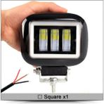 Xiyu Shop Kare X1 Stili 5 Inç LED Çalışma Işığı Bak Beyaz Taşkın Işın Araba 4x4 Offroad Kamyon Tekne Uaz Atv 12V 24V LED Angel Eyes Sürüş Işıkları (Yurt Dışından) - araba ışık çubuğu - Renkli