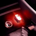 Xiyu Shop Kırmızı 1 Adet Evrensel Araba Işık LED Iç Ayak Lambası LED Ücretsiz Modifiye Işık Bilgisayar USB Araba Aksesuarları Için Lada Bmw Vw Passat B7.5 (Yurt Dışından) - araba atmosfer ışığı - Renkli