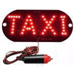 Xiyu Shop Kırmızı Araba Işıkları LED Taksi Dekorasyon Ekran Lambaları Sinyal Göstergesi Su Geçirmez 12V Kabin Üstü Evrensel Işareti Oto Ön Cam Aksesuarları (Yurt Dışından) - araba atmosfer ışığı - Renkli
