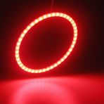 Xiyu Shop Kırmızı Stil 60MM V Cob LED Araba Halo Yüzük LED Angel Eyes Araba Sis Far Beyaz Kırmızı Yeşil Mavi Amber (Yurt Dışından)