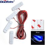 Xiyu Shop Mavi LED Araba Atmosfer Lambası Iç Oto Dıy Dekorasyon Gece Kapı Kase Işık Bmw E90 Mini Cooper Için Araba Dekorasyon Aksesuarları (Yurt Dışından) - araba atmosfer ışığı - Renkli