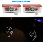 Xiyu Shop Mercedes Logosu 2x Mercedes Benz Glc Sınıfı Amg LED Araba Kapı Logosu Lazer Projektör Işık Şekillendirici Logo Işığı Aksesuarları (Yurt Dışından) - araba atmosfer ışığı - Renkli