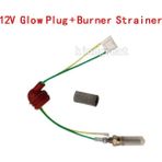 Xiyu Shop Model 12V Stili 12V 24V 2kw 5kw 8kw Çin Isıtıcı Kitleri Parçaları Aksesuarlar Kızdırma Bujisi Ceram + Brülör Süzgeç + Anahtarı (Yurt Dışından)