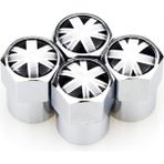 Xiyu Shop No.2 Tarzı 4 x Metal Tekerlek Lastik Vana Kapakları Mını Cooper Coupe Cabrio One Mını Serisi Için Ingıltere Bayrağı Logo Araba Dekorasyon Aksesuarları Kapakları (Yurt Dışından)