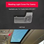 Xiyu Shop Ön L Tarzı Toyota Camry Için Ön Arka Çatı Okuma Işık Kapağı Dome Harita Lambası Lens Üst Işık Lambası Kapağı (Yurt Dışından)