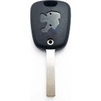 Xiyu Shop Peugeot 2 Buton 2 Düğmeler Kesilmemiş Takın Anahtarlık Durumda Uzaktan Kumanda Kabuk Değiştirme Araba Anahtarı Durum Için Peugeot 206 Için Citroen Için Anahtar C4 Logosu (Yurt Dışından)