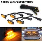 Xiyu Shop Sarı Mercek Kehribar Ijdm Raptor Tarzı Izgara Işığı LED Izgara Montaj Düzenekleri Yukarı Toyota Tacoma Için Wtrd Pro Grill Yalnızca, Ön Izgara Aydınlatması (Yurt Dışından) - araba sinyal ışığı - Renkli