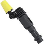 Xiyu Shop Sarı Stil Su Tabancası Şok Turbo Nozul 360 ° Gimbaled Yüksek Basınçlı Temizleyici Püskürtme Memesi Ipuçları Karcher Tetik Tabancaları Için Uygun (Yurt Dışından) - 0,2 mm