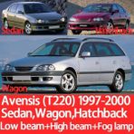 Xiyu Shop Sis Lambaları Tarzı 1997-2000 T220 Toyota Ave Verso M2 Ipsum Kısa Huzme, Uzun Huzme, Sis Lambası, Araba Aksesuarları Için Ynfom LED Farlar Kiti (Yurt Dışından) - araba ampulü - Beyaz