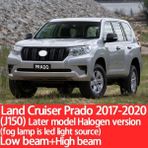 Xiyu Shop Sis Lambaları Tarzı 2017-2020 J150 Toyota Land Cruiser Prado J70-J150 Için Ynfom Led Farlar Kiti Lowhighfog Lambası, Araba Aksesuarları, Araba Far Ampulleri (Yurt Dışından) - Beyaz