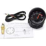 Xiyu Shop Su Sıcaklığı Göstergesi Stili 52MM Gösterge 12V Su Sıcaklığı Yağ Sıcaklık Göstergesi Yağ Basın Yakıt Volt Göstergesi Hava Yakıt Oranı Boost Egzoz Sıcaklığı Araç Ölçer Siyah Kabuk (Yurt Dışından)