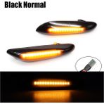 Xiyu Shop T10 Tipi Dinamik Yok Led Yan Işaretleyici Ayna Gösterge Lambası Akan Su Dönüş Sinyali Işık Sarı Bmw E90 E91 E92 E93 E60 E87 E82 E61 E46 (Yurt Dışından) - Renkli