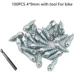 Xiyu Shop Takım Stili ile 4X9MM * Kar Vidalı Lastik Çiviler Anti Patinaj Düşen Sivri Tekerlek Lastikleri Kış Acil Durum Için Araba Motosiklet Bisikleti Için (Yurt Dışından)