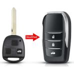 Xiyu Shop TOY47 3btn Tarzı Keyyou Modifiye Flip Araba Anahtarı Kabuk Kılıf Toyota Camry Rav4 Corolla Prado Yarıs Yedek Düğmeler Kesilmemiş TOY43 Bıçak (Yurt Dışından)