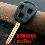 Xiyu Shop Toyota Tarzı Için 3btsharp Jeazea Düğmeler Fob Anahtar Kutu Uzaktan Araba Anahtarı Kabuk Logo Toyota Corolla Land Cruiser Yarıs Camry Rav4 Lexus RX300 ES300 (Yurt Dışından)