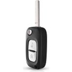Xiyu Shop Va2 2 Düğme Stili Keyyou Düğmeler Uzaktan Çevirme Araba Anahtarı Kabuk Kılıf Fob Kapak Renault Clio Megane Kangoo 2 Modus HU83 Bıçak Araba Aksesuarları (Yurt Dışından)