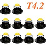 Xiyu Shop Yeşil Stil T4.2 W5W B8.5d B8.4d B8.3d LED Ampuller Araba Gösterge Paneli Lambası Otomatik Gösterge Paneli Isınma Gösterge Işığı (Yurt Dışından) - araba sinyal ışığı - Renkli