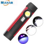 Xiyu Shop ZK20 Cob Xpe LED El Feneri Taşınabilir Çalışma Feneri Uv Siyah Işık Mıknatıslı Yerleşik Pil ile 4 Mod Fener (Yurt Dışından) - Beyaz