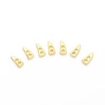 XJHDS 100 adet 7 mm Süper Mini Boynuz Geçiş Düğmeleri Metal Gümüş Tabanca Siyah Oyuncak Bebek Giysileri Küçük Düğmeler Bebek Giysileri için Düğmeler