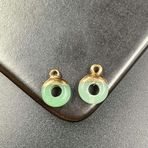 XJHNB 14 x 10 mm, Bilezik Yapımı için 2 Adet Obsidiyen Doğal Taş Boncuklar, Takı Yapımı için Doğal Değerli Taş Boncuklar/Tılsımlar/Kolye