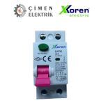 Xkoren 2x32a 30ma 6ka Kaçak Akım Rölesi Xkr62p-30-32