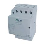 Xkoren 40A 4 Kutup 220V Ac 2No 2Nc Modüler Kontaktör (Sessiz)