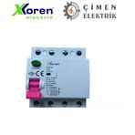Xkoren 4X25 30Ma 6Ka Monofaze Kaçak Akım Rölesi Xkr64p-30-25