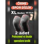 XL beden 2 Li Set 3D Örme Sporcu Dizlik – Ağrı Azaltıcı, Diz Koruyucu Nefes Alabilir, Kompresyon Destekli, Kaymaz, voleybol,fitnes,basketbol,doğa sporları