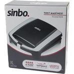 XL ELEKTRİKLİ TOST MAKİNESİ 4 TOST YAPIŞMAZ YÜZEY 1500W SSM-2550 (2818)