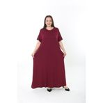 XL Modam XLMODAM KADIN TAŞLI LİKRALI BÜYÜK BEDEN ELBİSE