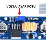 Xl4015 5a Voltaj Ayarlı Güç Kaynağı Voltaj Düşürür 36v Dc Çevirici Step Down Power Modül Yüksek Güç