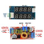 XL4015 Ayarlanabilir Voltaj ve Akım Kontröllü Güç Kaynağı Voltmetre Ampermetre Göstergeli 4-38V To 1.25-36V 0.2A to 5A Step-Down Güç Kaynağı (Voltaj Düşürür)