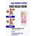 Xlan Var.is Bölgesi Için Bacak Onarmaya Yardımcı Ve Besleyici Varikostop Masaj Kremi 200 Ml