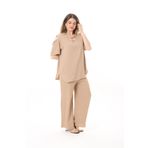 xlargebutik VİZON AYROBİN KUMAŞ LİKRALI RAHAT TAKIM