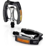 XLC Comfort Alüminyum Plastik Siyah-Gümüş-Gri Pedal