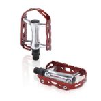 XLC PD-M15 Bilyalı Alüminyum MTB Kırmızı Bisiklet Pedalı