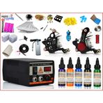 Xline Tattoo Xl-3499 - 2 Makineli Büyük Boyalı Dövme Makinesi Seti