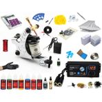 Xline XL499 Silver Desıgn Tattoo Dijital Tattoo Dövme Makinası Seti Profesyonel
