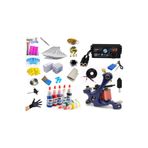 XLINETATTOO Xl-499b Bluekey Dijital Adaptörülü Tattoo Dövme Makinası Seti Profesyonel