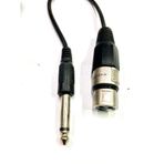 Xlr Dişi - 6.3mm Mono Erkek Çevirici Kablo