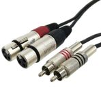 Xlr Dişi-Rca Kablo 3 metre