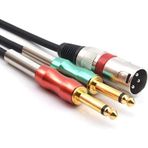 Xlr Erkek 2X6.3 Mm Mono Kablo 2 Metre