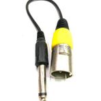 Xlr Erkek - 6.3mm Mono Erkek Çevirici Kablo