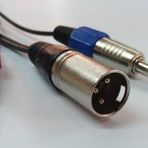 Xlr Erkek To 2x 6.3 Mm Mono Erkek Kablo 5 Metre