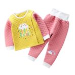 XM-Amigo Çocuk Termal Üst ve Pantolon Erkek Kız Termal İç Çamaşırı Uzun İç Çamaşırı Termal Pijama